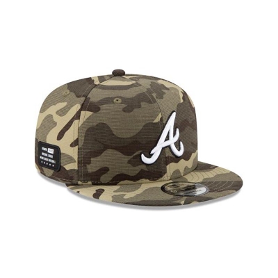 Sapca New Era Atlanta Braves MLB Armed Forces Weekend 9FIFTY Snapback - Verzi